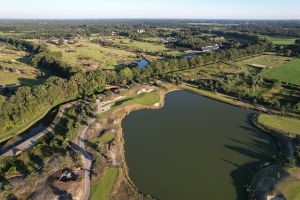 Bernardus 8th Tee Aerial